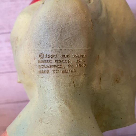 Vintage 90s The Paper Group UFO Alien Outer Space Halloween Costume Mask - Picture 8 of 8